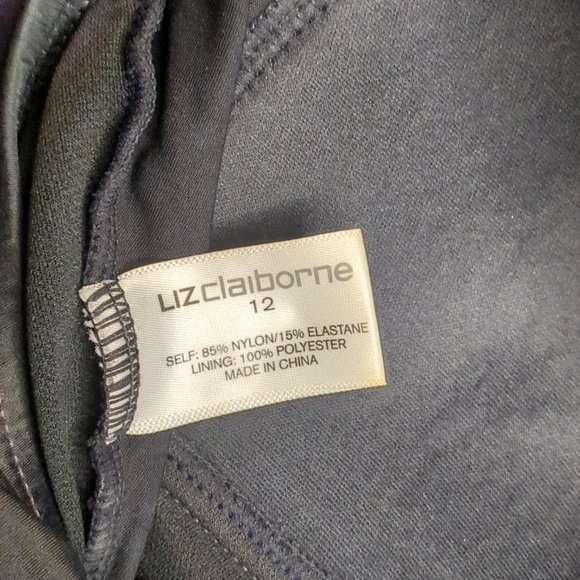 Liz Claiborne Womens Black One Piece Swimsuit. - Picture 4 of 9